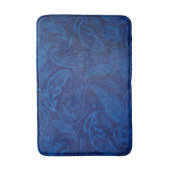 Tapis De Bain Paisley bleu (Devant (Vertical))