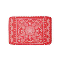 Paisley Design-1 Petit Mat De Bain Personnalisé