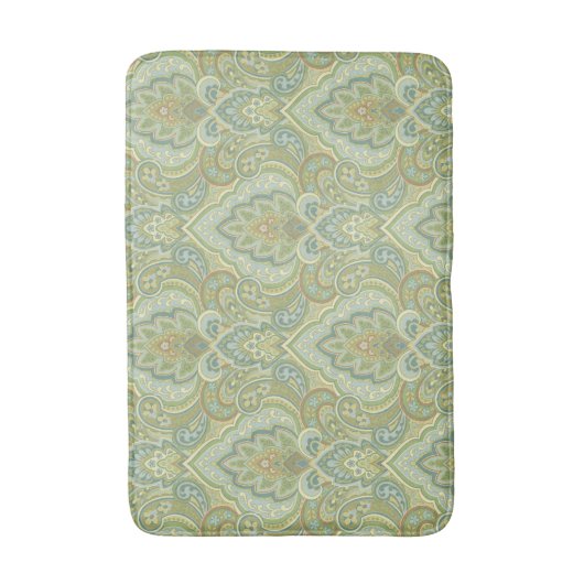 Tapis De Bain Paisley doré (Devant (Vertical))