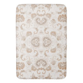 Tapis De Bain Paisley en beige esthétique moderne Tan Brown (devant Vertical)
