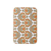Tapis De Bain Paisley Floral Orange (Devant (Vertical))