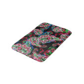 Tapis De Bain Paisley Floral Pattern, Ethnic Arrière - plan. (Angle)