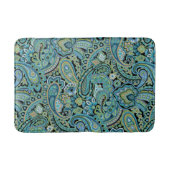 Tapis De Bain Paisley Forest Green (Devant)