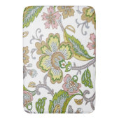 Tapis De Bain Paisley Garden Stylized Floral Embroidery (devant Vertical)