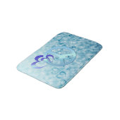 Tapis De Bain Paix Bleue (Angle)