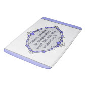 Tapis De Bain Paix dans les eaux profondes (Angle)