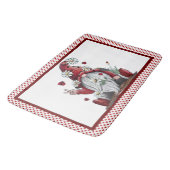 Tapis De Bain Paix Et Amour Gnomes Mat Bain (Angle)