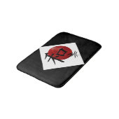 Tapis De Bain Paix et harmonie dans le kanji (Angle)