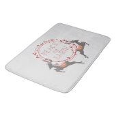 Tapis De Bain Paix sur Terre Reindee vacances (Angle)