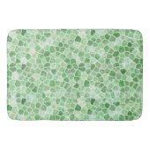 Tapis De Bain Pale Émeraude et Pistache Pavage Patchwork (Devant)