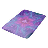 Tapis De Bain Palette Cyan Delicate Fractée De Mat De Bain (Angle)