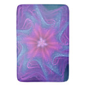 Tapis De Bain Palette Cyan Delicate Fractée De Mat De Bain (devant Vertical)