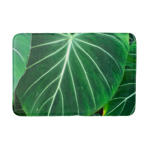 Tapis De Bain Palm Leaf, feuillage tropical, forêt tropicale