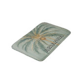 Tapis De Bain Palm Majesty : conception d'un seul palmier (Angle)