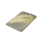 Tapis De Bain Palm Tropical d'or feuille (Angle)