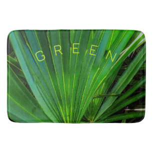 Tapis De Bain Palmetto de scie verte