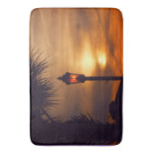 Tapis De Bain Palmier, Lanterne et Mat de bain couché de soleil (devant Vertical)
