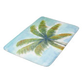 Tapis De Bain Palmier Tropical Beach par beau temps (Angle)