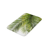 Tapis De Bain Palmier tropical feuille photo été floride paradis (Angle)