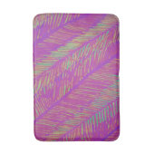 Tapis De Bain Palmiers à néon violet (Devant (Vertical))