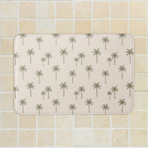 Tapis De Bain Palmiers Boho Maison de Campagne Côtière Bohémienn