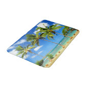 Tapis De Bain Palmiers d'été Tropical Hawaii (Angle)