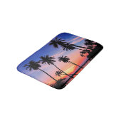 Tapis De Bain Palmiers tropicaux de la plage (Angle)
