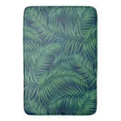 Tapis De Bain Palmiers tropicaux de nuit feuilles (devant Vertical)