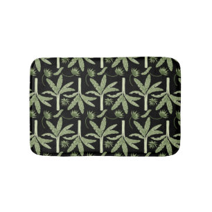 Tapis De Bain palmiers tropicaux sans couture motif