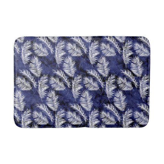 Tapis De Bain Palms d'Indigo (Devant)