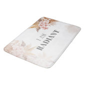 Tapis De Bain Pampas Grass Fête des mariées Florale Botanique (Angle)