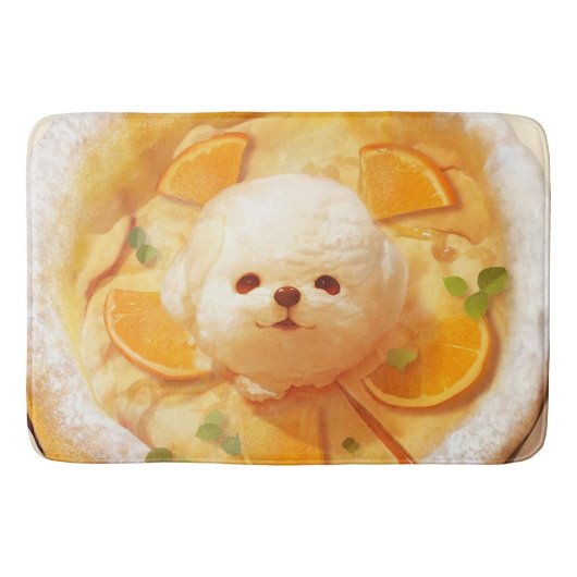 Tapis De Bain Pancake hollandais bébé avec crème glacée de chien (Devant)