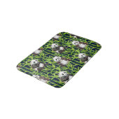 Tapis De Bain Panda avec le motif en bambou d'aquarelle (Angle)
