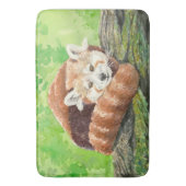 Tapis De Bain Panda rouge (devant Vertical)