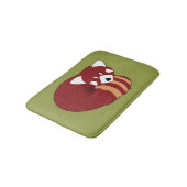Tapis De Bain Panda rouge (Angle)