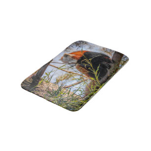 Tapis De Bain Panda rouge