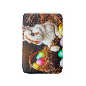 Tapis De Bain Panier et oeufs de lapin de Pâques (Devant (Vertical))