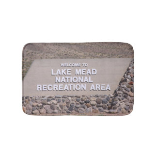 Tapis De Bain Panneau de la zone récréative Lake Meade Bain Mat