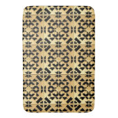 Tapis De Bain Panneau doré géométrique (devant Vertical)