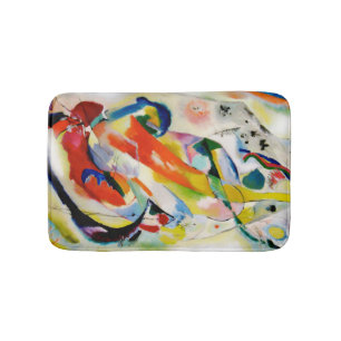 Tapis De Bain Panneau mural abstrait PixDezines Kandinsky 1914