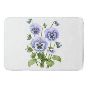 Tapis De Bain Pansies violettes