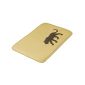 Tapis De Bain Panthère de Floride sur fond or (Angle)
