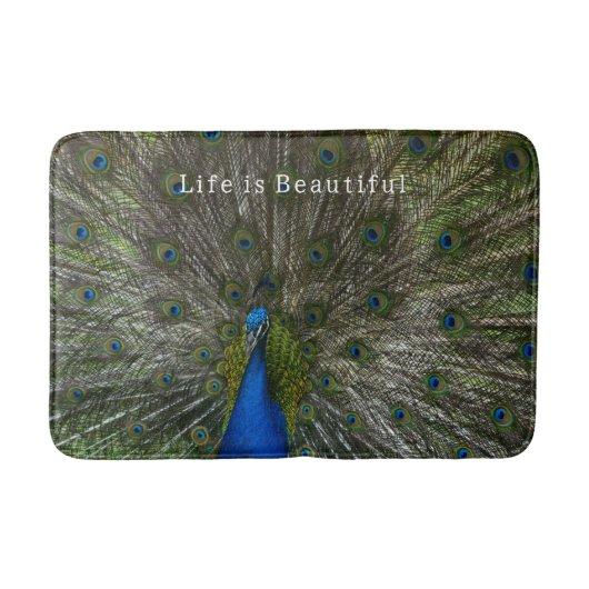 Tapis De Bain Paon de Kauai (Devant)