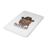 Tapis De Bain Papa Bear Cowboy Bear Patriotic Vintage Vector Des (Angle)