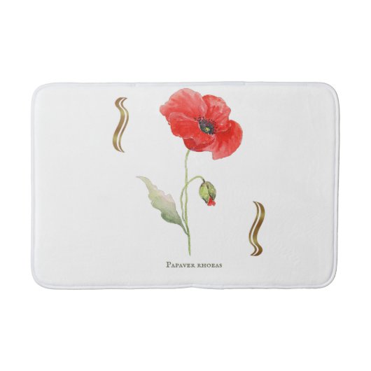 Tapis De Bain Papaver rhoeas  (Devant)