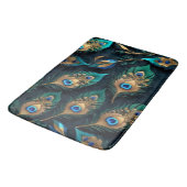Tapis De Bain Papercut Peacock Feathers Motif (Angle)