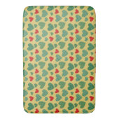 Tapis De Bain Papier de papier de fond Red & Green Hearts (devant Vertical)