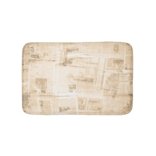 Tapis De Bain Papier écaillé : vieil arrière - plan de journal.