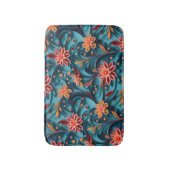 Tapis De Bain Papier floral motif Bath Mat (Devant (Vertical))