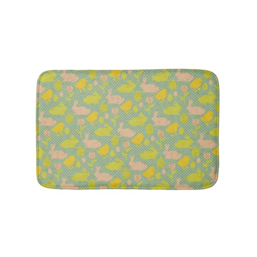 Tapis De Bain Papier peint de Pâques (Devant)